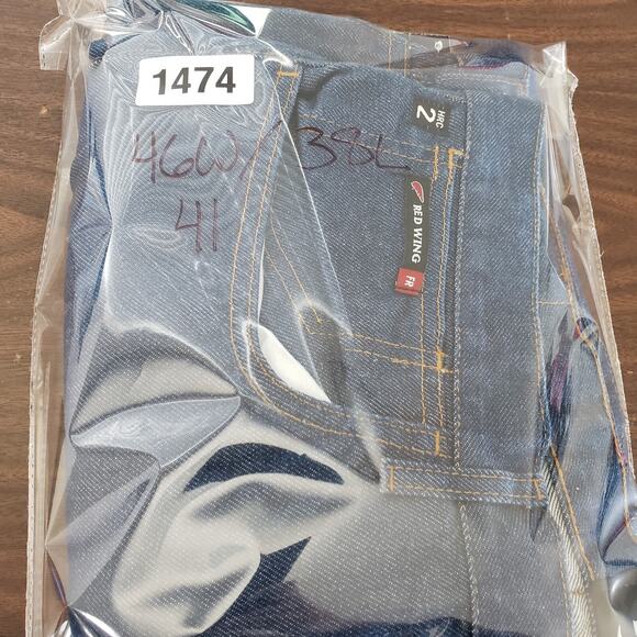 Red Wing FR Jeans Men's 46x38 Flame Resistant Work Pants Denim Blue Cotton NWT - Picture 11 of 11